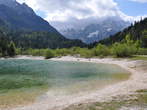 Jezero Jasna - Pot ob zgornjem jezeru 
