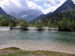 Jezero Jasna - Most nad povezavo med spodnjim in zgornjim jezerom Jasna 