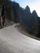 Dovzan Gorge - Road through Dovzan Gorge 