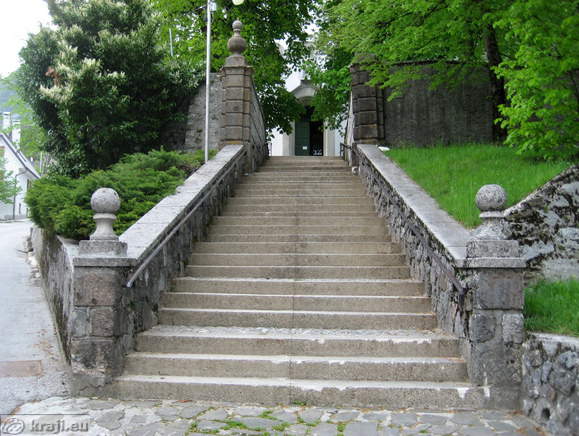 Stairs to the Church of St. Ulrich