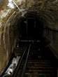 Log pod Mangartom - View inside the mine's tunnel below Predel 