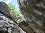 Source of the River Soca - View up at source of Soca 