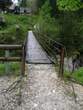 Big Troughs of the Soca - Wooden footpath in the upper part of the Big Troughs of the Soca 