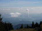 Urslja Gora Mountain (Plesivec) - View of direction of Velenje and Sostans on Salek Lakes (Lake Velenje and Lake Druzmirsko) 