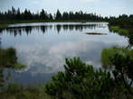 Ribniska koca Mountain Hut, summit, lake - Lake Ribnica Ribniska koca Mountain Hut, summit, lake - Lake Ribnica