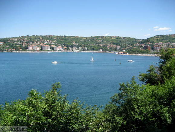 Pogled na Portorož in Lucijo Pogled na Portorož in Lucijo