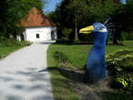 Arboretum Volčji Potok - Kavarnica Arboretum iz smeri Starega parka 