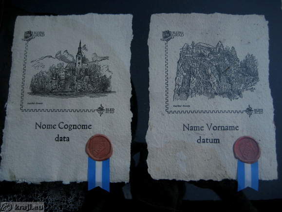 Burg von Bled - Schloss Druckerei