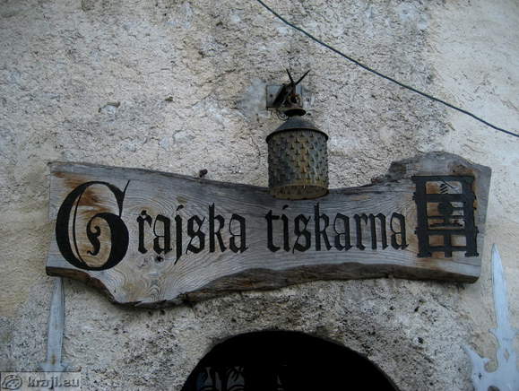 Burg von Bled - Schloss Druckerei