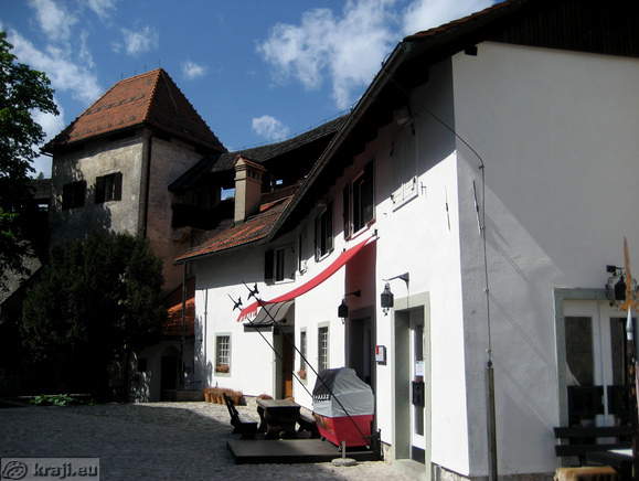 Burg von Bled - Obere und untere Hof