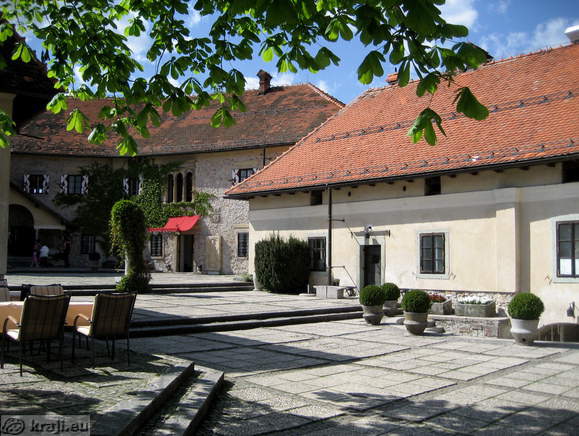 Burg von Bled - Obere und untere Hof