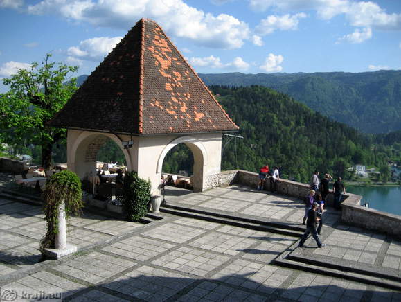 Burg von Bled - Obere und untere Hof