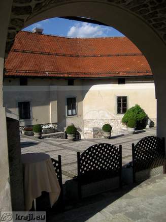 Burg von Bled - Obere und untere Hof