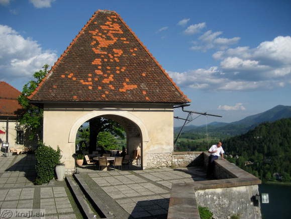 Burg von Bled - Obere und untere Hof