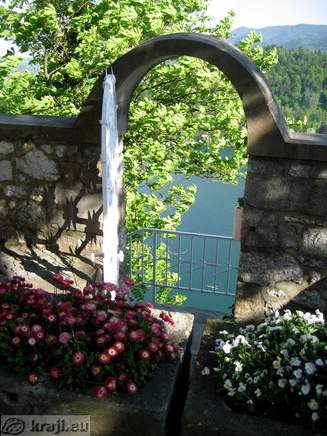 Burg von Bled - Obere und untere Hof