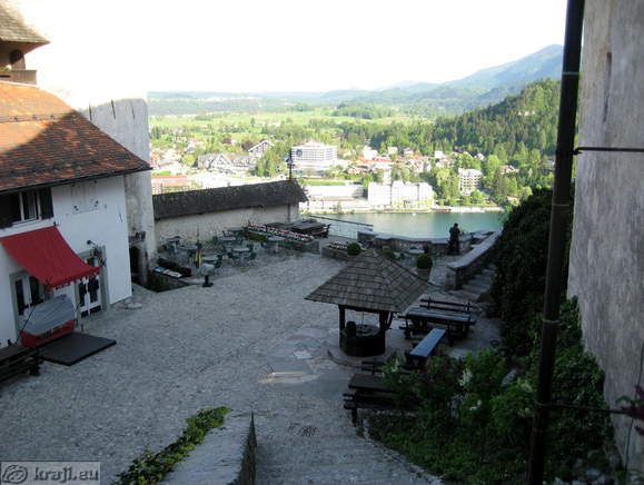 Burg von Bled - Obere und untere Hof