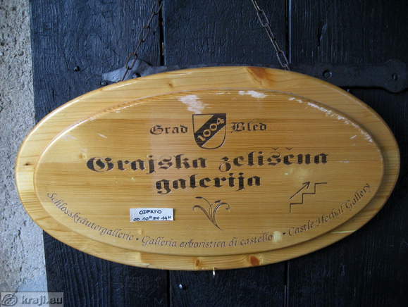 Burg von Bled - Obere und untere Hof