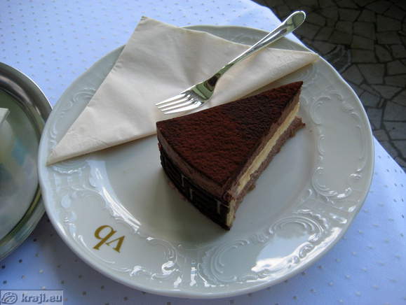 Tortica v Cafe Belvedere
