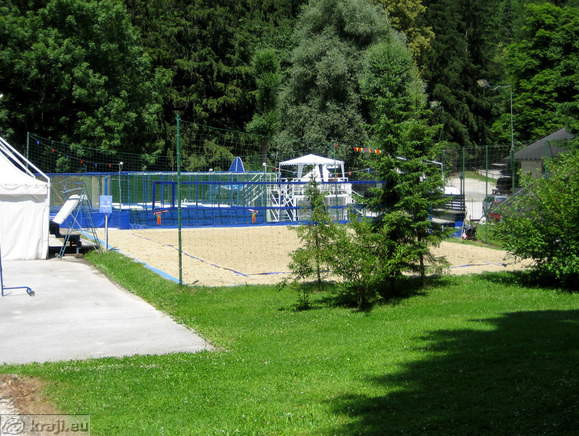 Playground for beach volleyball