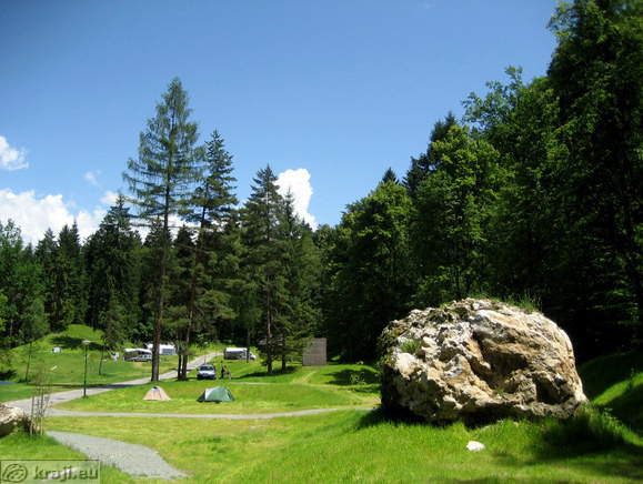 Places for camping near forest