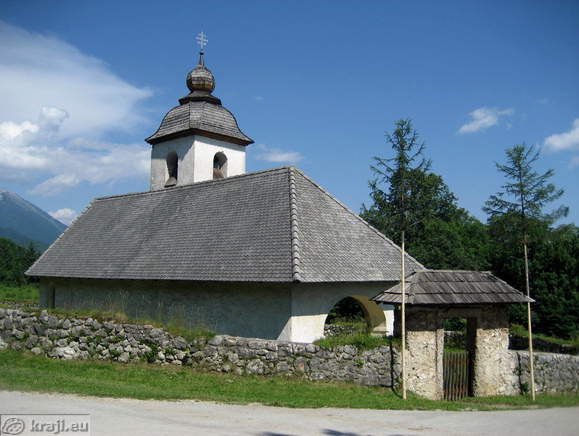Church of St. Catherine on Hom near Bled