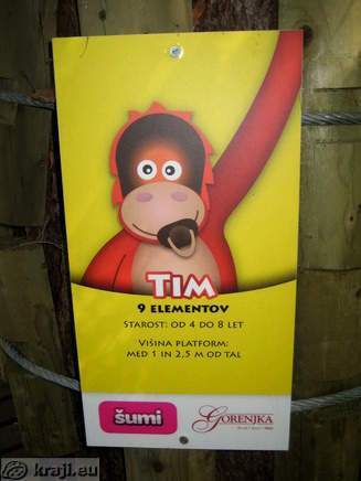 Tim - Yellow adventure trail for the youngest (age from 4 to 8)