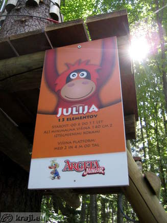 Julija - Orange adventure track for age from 6 to 11