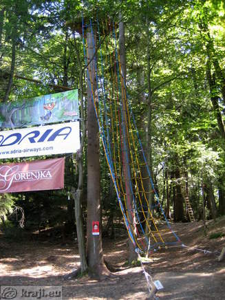 Start of the most difficult Red adventure track