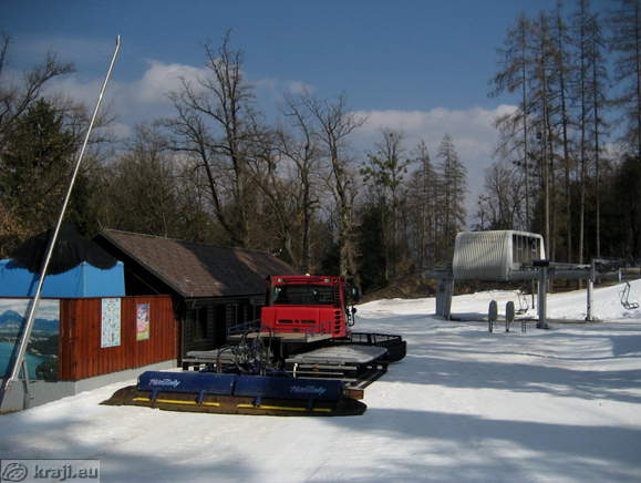 Cash desk to buy skiing tickets