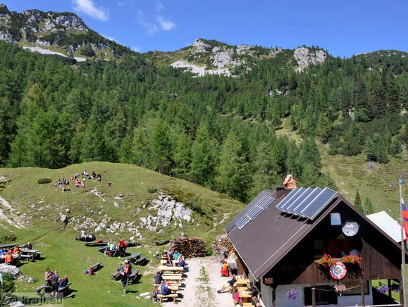 View in the direction of Debela Pec Mountain