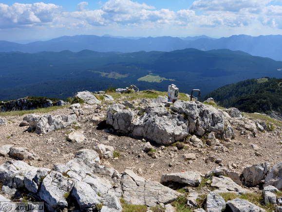 Debela pec with Pokljuka in the background