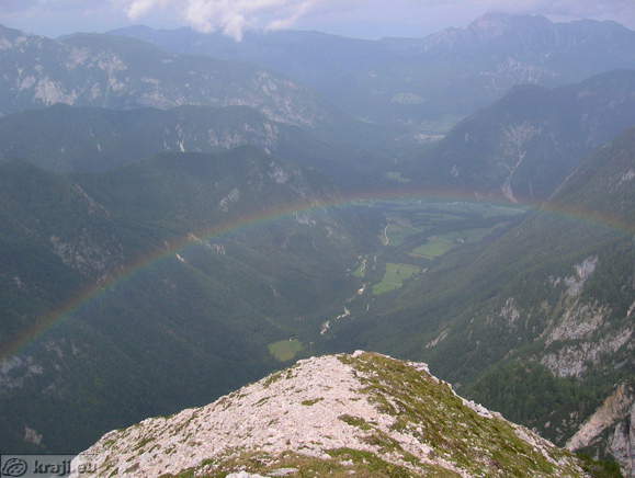 Rainbow above the Krma Valley