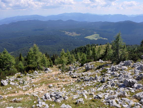 Walking Trail: Blejska koca na Lipanci Mountain Hut - Debela pec