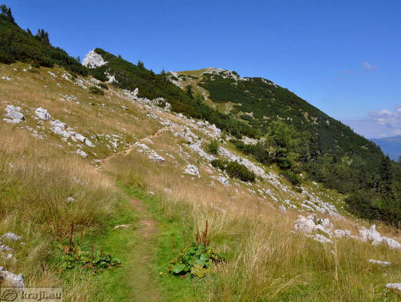 Walking Trail: Blejska koca na Lipanci Mountain Hut - Debela pec