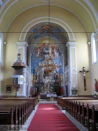 Inside of the Church of St. Nicholas 