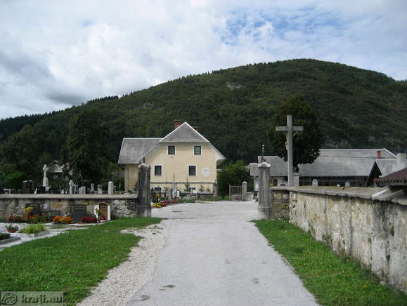 Cemetery near Church of St. Nicholas in Bohinjska Bistrica
