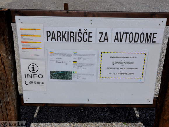 Parking for campers - Information