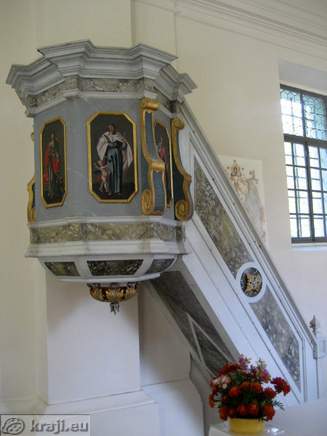 Cerkev sv. Duha - Prižnica