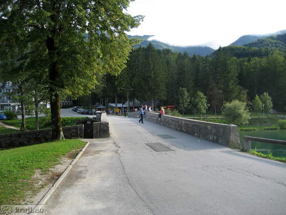 Pogled na most s smeri Stare Fužine