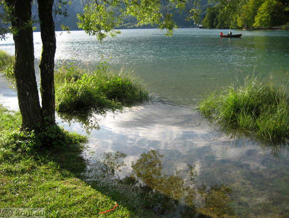 Bohinjsko jezero in čoln