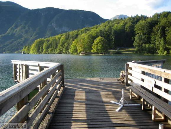 Pomol za turistično ladjo v Ribčevem Lazu