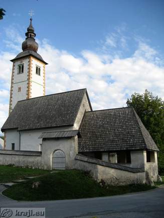 Pogled na cerkev sv. Janeza Krstnika