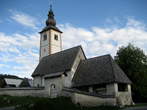 Ribcev Laz - Kirche von Hl. Johannes der Täufer - Ribčev laz - Cerkev sv. Janeza Krstnika