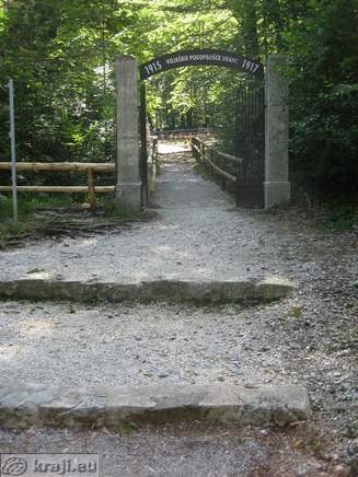 Ukanc - Militärfriedhof im 1. Weltkrieg gefallenen