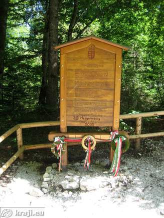 Ukanc - Militärfriedhof im 1. Weltkrieg gefallenen