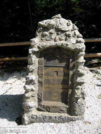 Ukanc - Militärfriedhof im 1. Weltkrieg gefallenen