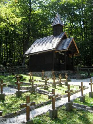 Ukanc - Militärfriedhof im 1. Weltkrieg gefallenen