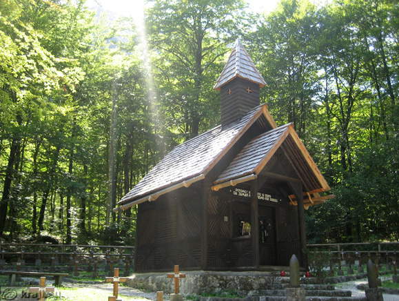Ukanc - Militärfriedhof im 1. Weltkrieg gefallenen