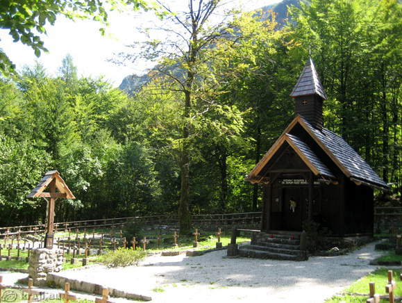 Ukanc - Militärfriedhof im 1. Weltkrieg gefallenen