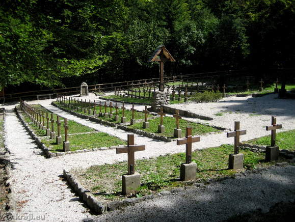 Ukanc - Militärfriedhof im 1. Weltkrieg gefallenen